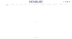 Desktop Screenshot of henbury.com